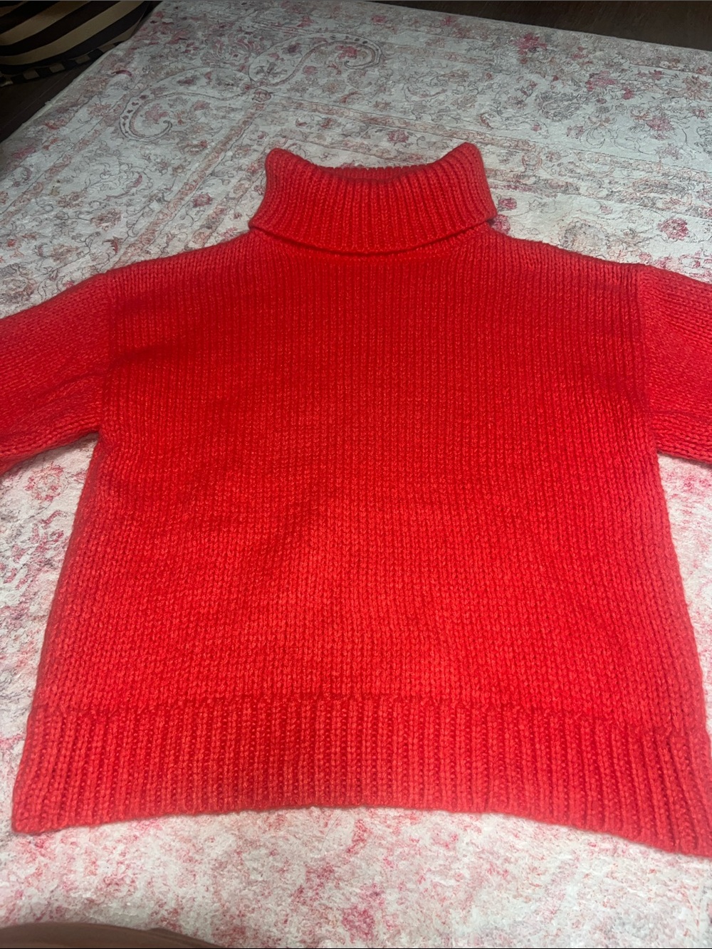 Princess Polly Orange Turtleneck Sweater - Cozy Knit Pullover